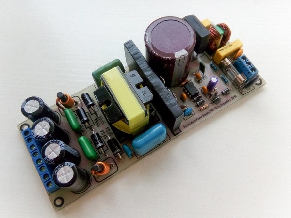 Импульсный источник питания для УМЗЧ - IR2161 TE [2019], resim №6